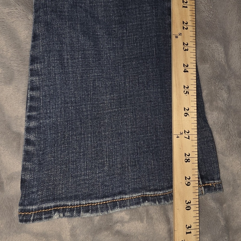 American Eagle Skinny Kick Jeans Womens 10 Blue Super Stretch - Picture 14 of 16
